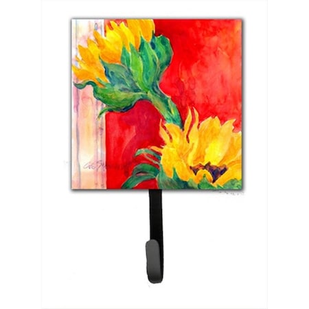 Carolines Treasures Sunflower Leash Holder Or Key Hook 6111SH4